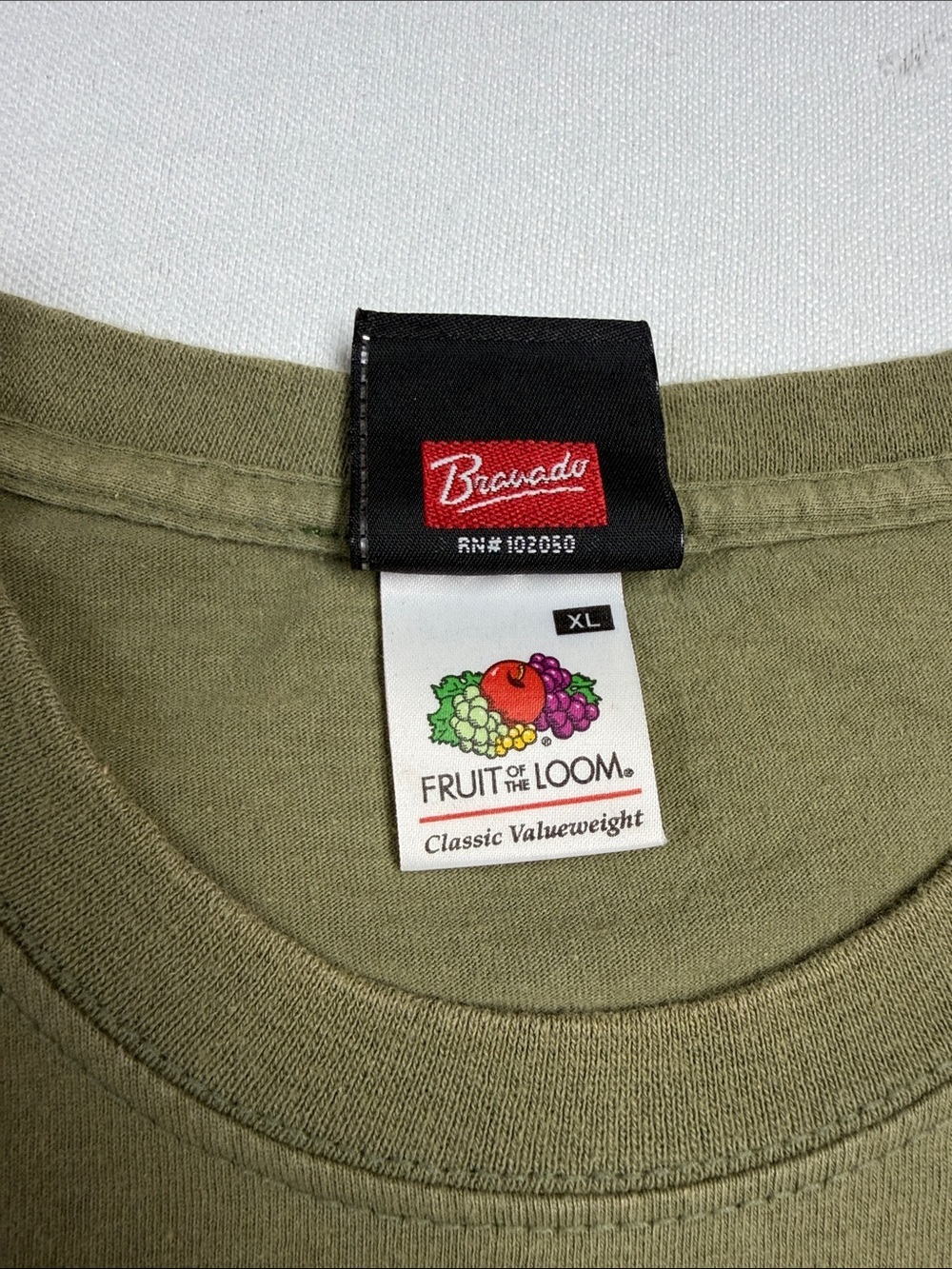 Harley-Davidson Olive Green Gallo Nero Run Graphic Tee with Yellow & Red Accents - Picture 4 of 11